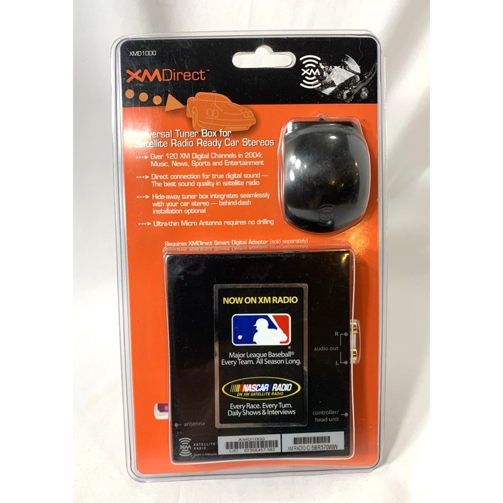 XM Direct XMD1000 Universal Tuner Box for Satellite Radio Ready Car Stereos NEW
